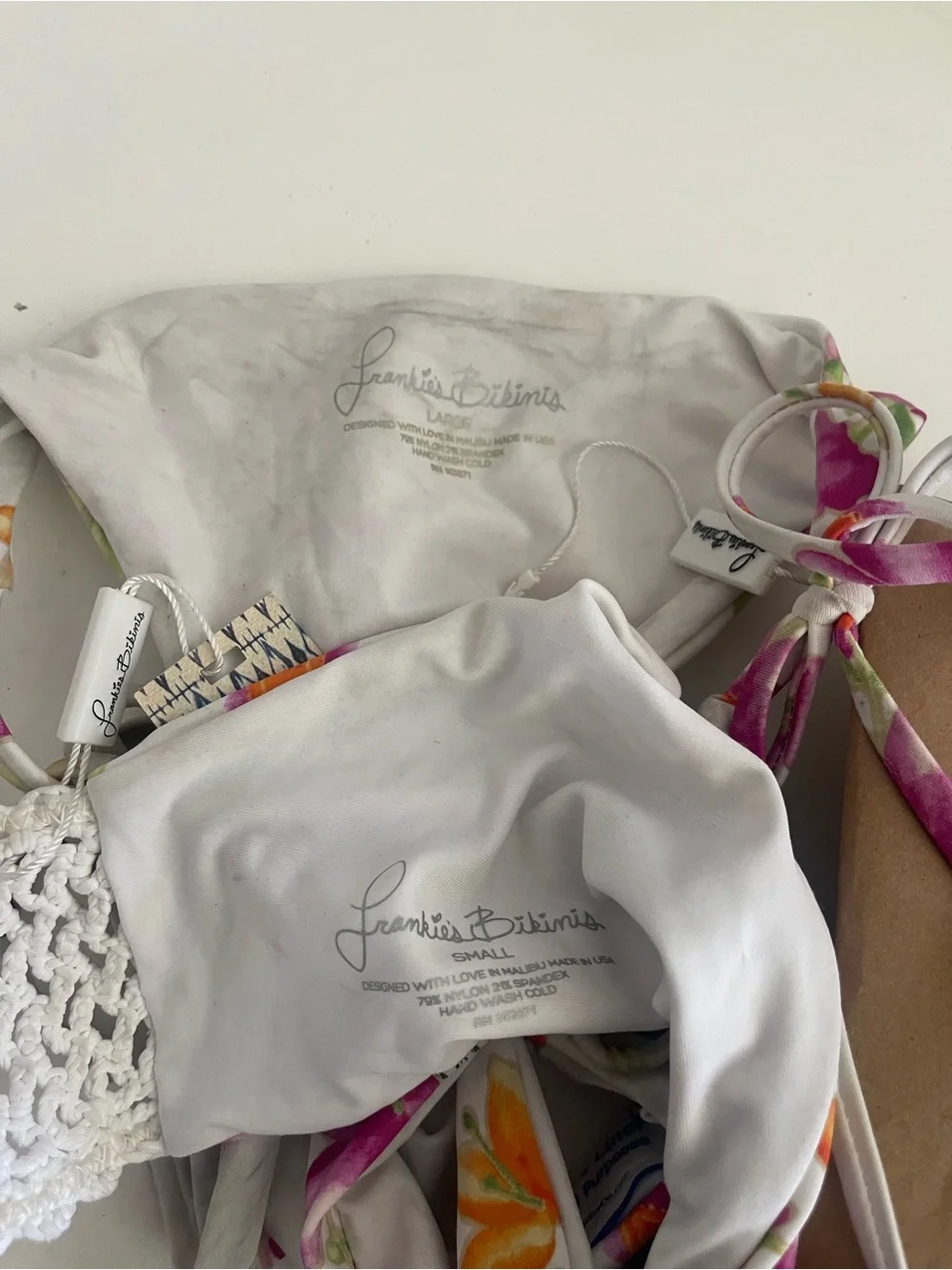 Frankie’s Bikinis Malia Set in Tropical Boquet